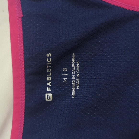Fabletics Leon Tank, Color Pink/Blue Size M - Picture 3 of 13